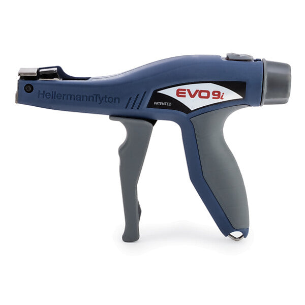 HellermannTyton Kabelbinderabbindewerkzeug bis 13,5 mm EVO9i-MET/PL-BU